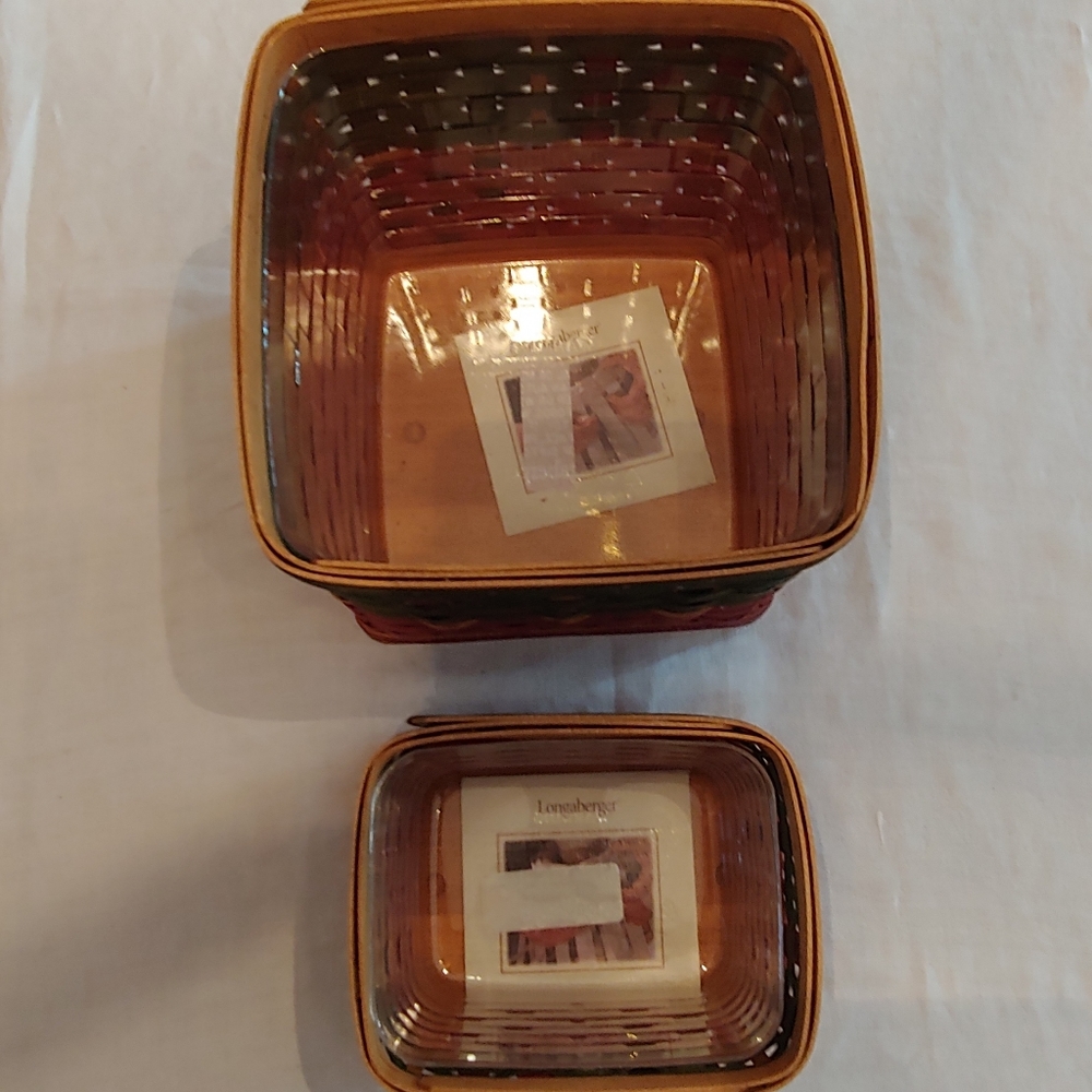 Longaberger Holiday Hearth Basket Set - Picture 4 of 8